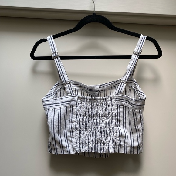 Brandy Melville button front striped tank - Picture 4 of 4